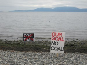 Coal signs at Cherry Point