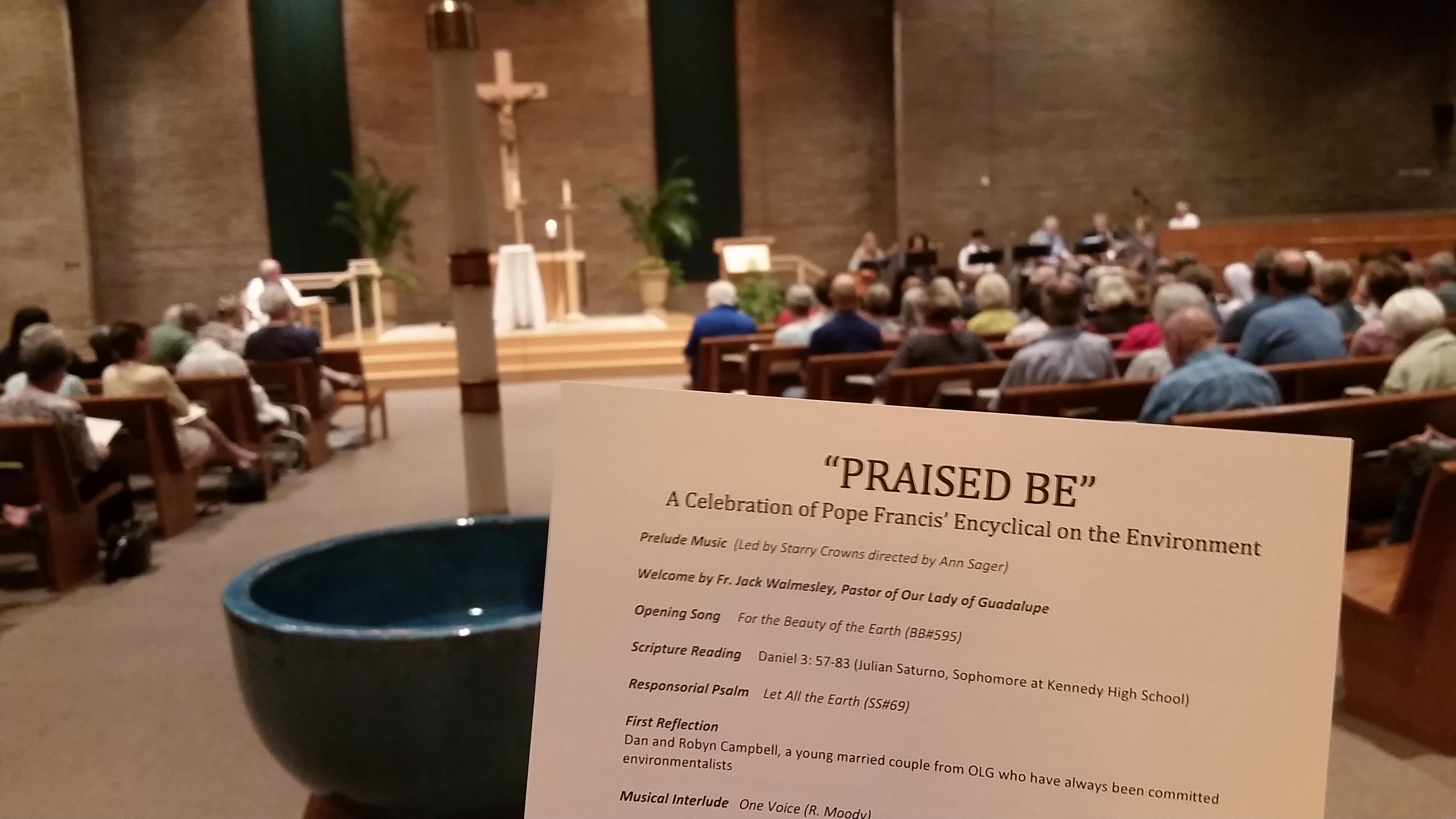 Praised Be event at Our Lady of Guadalupe