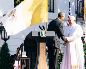 Pope Francis and President Obama at the White House