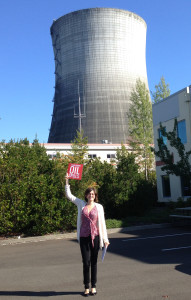 Satsop no oil sign