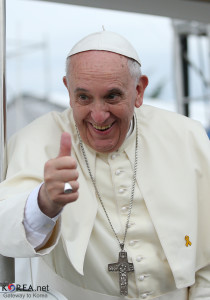 Pope Francis thumbs up